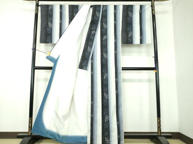 平和屋着物●本場大島紬　7マルキ　草葉間道　正絹　逸品　DABH9475ps