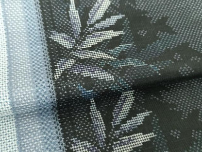 平和屋着物●本場大島紬　7マルキ　草葉間道　正絹　逸品　DABH9475ps