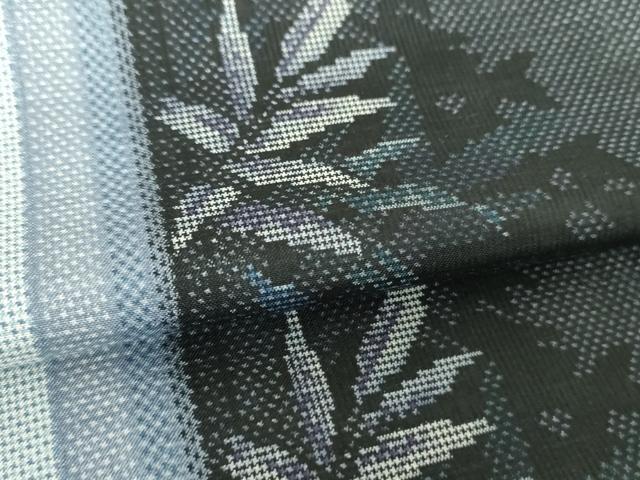 平和屋着物●本場大島紬　7マルキ　草葉間道　正絹　逸品　DABH9475ps