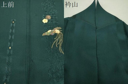 平和屋着物●中国三大刺繍　スワトウ刺繍　汕頭刺繍　総刺繍　訪問着　螺鈿　鳳凰枝垂れ桜　金彩　正絹　逸品　DABH9488ps