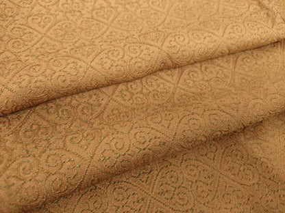 平和屋着物●上質なお召　洋花文　正絹　逸品　未使用　DABH9493ps