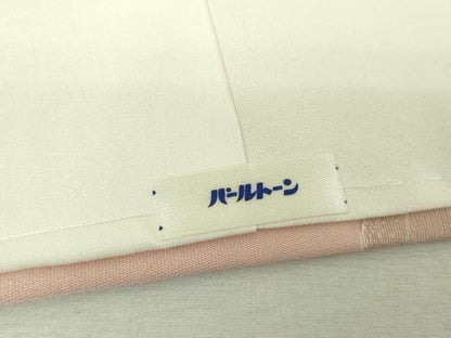 平和屋着物●上質な小紋　地紋起こし　枝花文　正絹　逸品　DABH9494ps