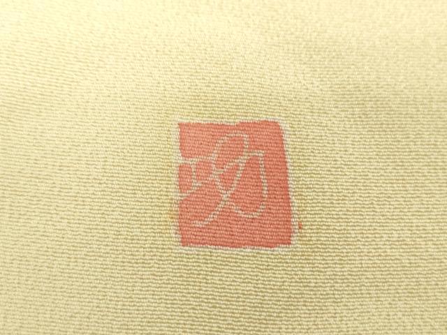 平和屋着物●訪問着　友禅　作家物　白鷺　草花文　暈し染め　正絹　逸品　DABH9510ps