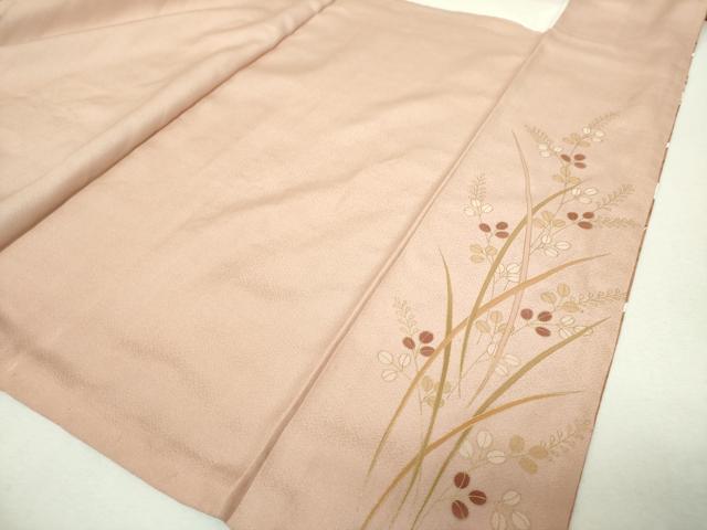 平和屋着物●中国三大刺繍　スワトウ刺繍　汕頭刺繍　訪問着　地紙重ね花文　暈し染め　金彩　正絹　逸品　DABH9514ps