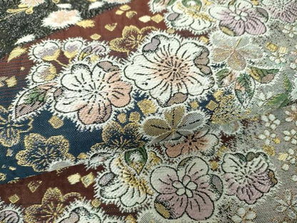平和屋着物●六通柄袋帯　辻が花　金銀糸　やまと誂製　正絹　逸品　DABH9530ps