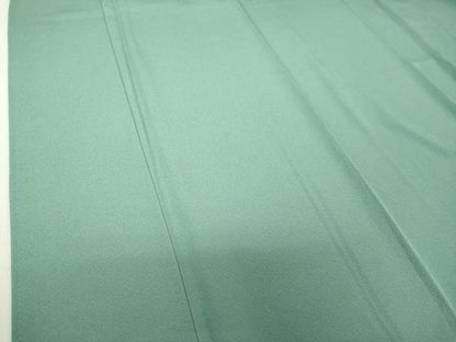 平和屋着物●上質な色無地　青磁色　正絹　逸品　未使用　DABH9697ps