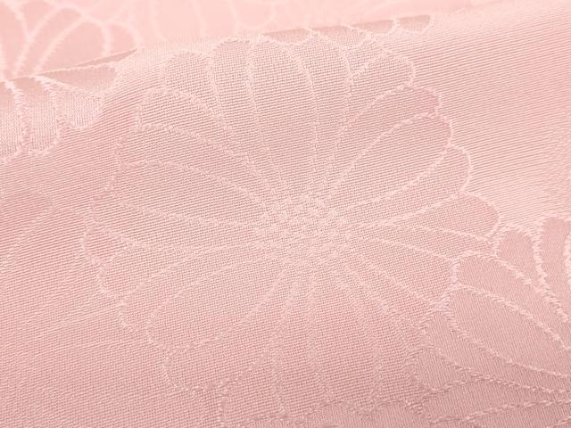 平和屋着物●上質な色無地　菊尽くし地紋　虹色　正絹　逸品　DABH9699ps