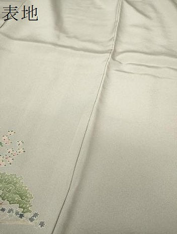 平和屋着物●本場加賀友禅作家　杉浦伸　色留袖　水辺風景花文　滝　暈し染め　正絹　逸品　DABH9711ps