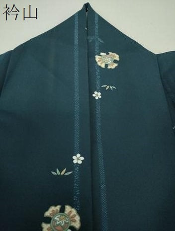 平和屋着物●小紋　福良雀　梅笹文　洗える着物　DABH9719ps