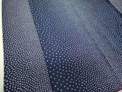 平和屋着物●上質な小紋　小花文　ロング丈　正絹　逸品　DABH9723ps