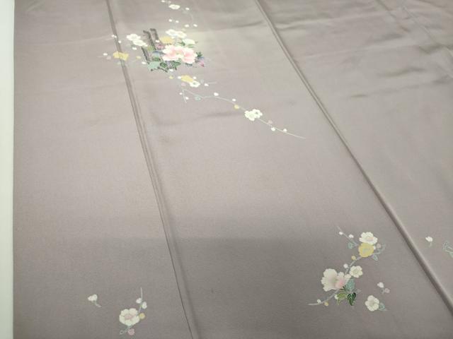 平和屋着物●訪問着　友禅　飾花文　蛍暈し　正絹　逸品　DABH9724ps