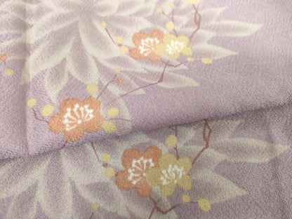 平和屋着物●小紋　乱菊　枝梅　洗える着物　DABH9732ps