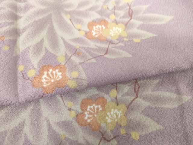 平和屋着物●小紋　乱菊　枝梅　洗える着物　DABH9732ps