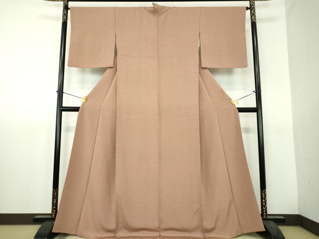 平和屋着物●江戸小紋　草花文　三越扱い　正絹　逸品　DABH9736ps