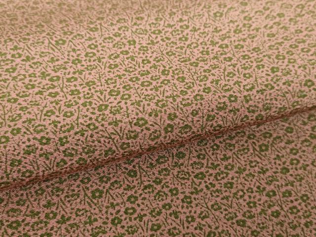 平和屋着物●江戸小紋　草花文　三越扱い　正絹　逸品　DABH9736ps