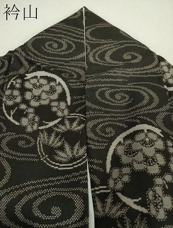 平和屋着物●本場大島紬　7マルキ　総絣　流水笹梅丸文　正絹　逸品　DABH9743ps