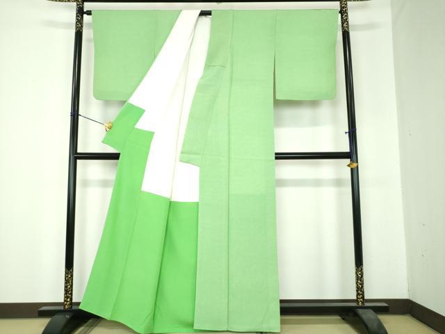 平和屋着物●木下正夫　江戸小紋　鮫小紋柄　正絹　逸品　DABH9753ps