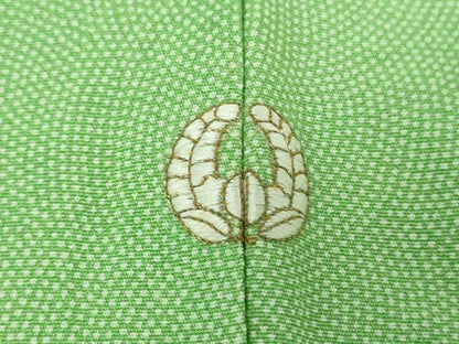 平和屋着物●木下正夫　江戸小紋　鮫小紋柄　正絹　逸品　DABH9753ps
