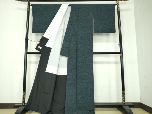 平和屋着物○洗える最高級着物 ＜英＞はなぶさ謹製 小紋 花尽くし