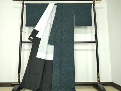 平和屋着物●洗える最高級着物　＜英＞はなぶさ謹製　小紋　花尽くし　DABH9756ps
