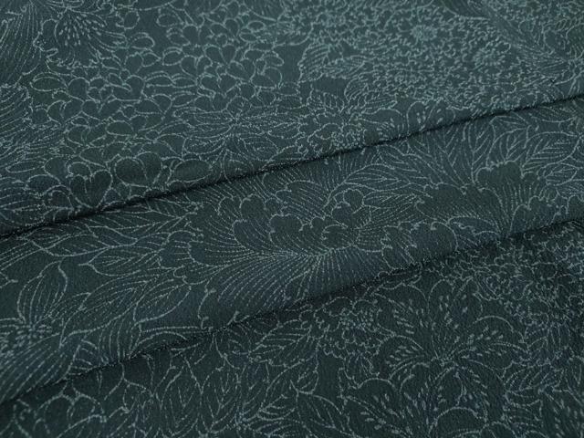 平和屋着物●洗える最高級着物　＜英＞はなぶさ謹製　小紋　花尽くし　DABH9756ps