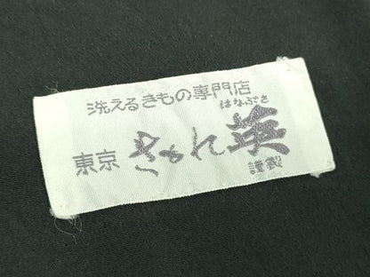 平和屋着物●洗える最高級着物　＜英＞はなぶさ謹製　小紋　花尽くし　DABH9756ps