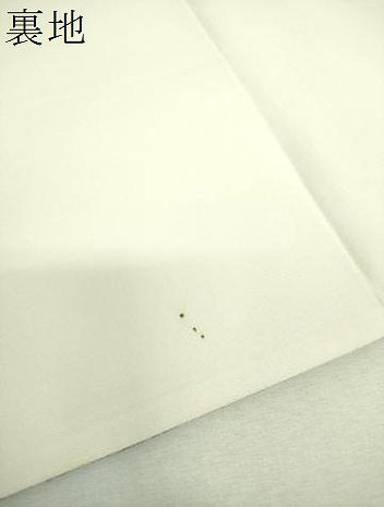 平和屋着物▼六通柄袋帯　草花文　金銀糸　正絹　逸品　DABH9817ps