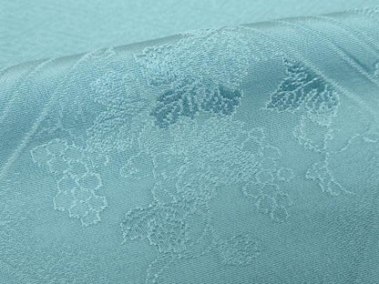 平和屋着物●豪華色留袖　格天井花文　空色　正絹　逸品　未使用　DABH9863ps