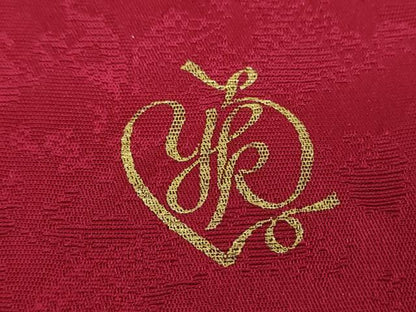 平和屋着物●ブライダルファッションデザイナー・桂由美 振袖 刺繍 ベロア ラインストーン スパンコール 金銀彩 正絹 逸品 DABH9876ps