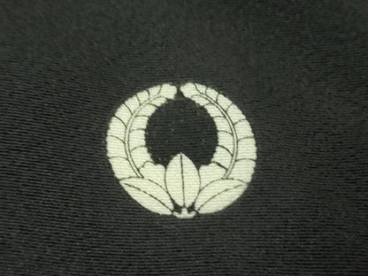 平和屋着物●皇室デザイナー　中村乃武夫　黒留袖　刺繍　流水秋草文　暈し染め　金彩　正絹　逸品　DABH9880ps