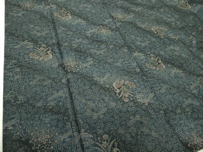 平和屋着物●本場大島紬　9マルキ　孔雀花文　正絹　逸品　DABH9885ps