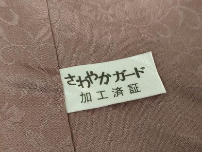 平和屋着物●黄金糸　訪問着　お召地　総刺繍　源氏香花文　暈し染め　金糸　正絹　逸品　DABH9895ps