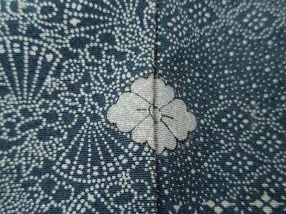 平和屋着物●寺山存男　江戸小紋　吉祥小紋柄　正絹　逸品　DABH9911ps