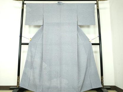 平和屋着物●江戸小紋　訪問着　雲取り吉祥小紋柄　正絹　逸品　DABH9913ps