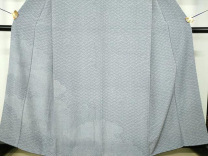平和屋着物●江戸小紋　訪問着　雲取り吉祥小紋柄　正絹　逸品　DABH9913ps