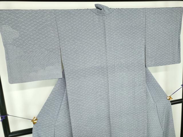 平和屋着物●江戸小紋　訪問着　雲取り吉祥小紋柄　正絹　逸品　DABH9913ps