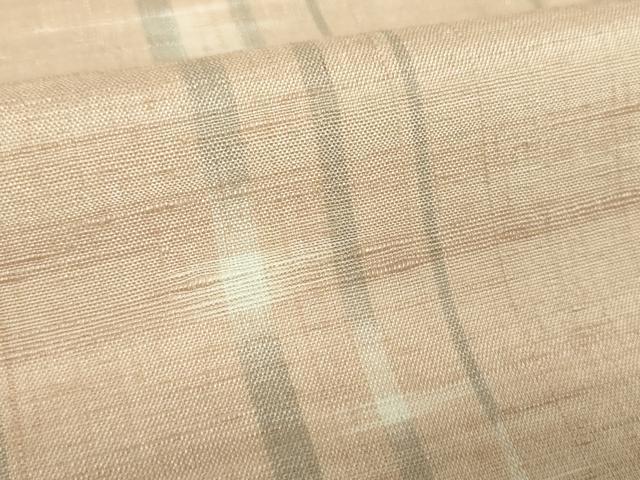 平和屋着物●上質な紬　変わり間道　正絹　逸品　未使用　DABH9914ps