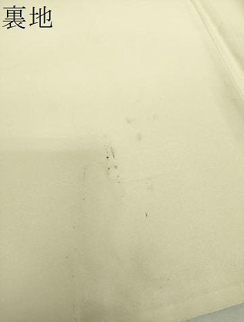 平和屋着物▼六通柄袋帯　貝合わせ花文　金銀糸　正絹　逸品　DABH9963ps