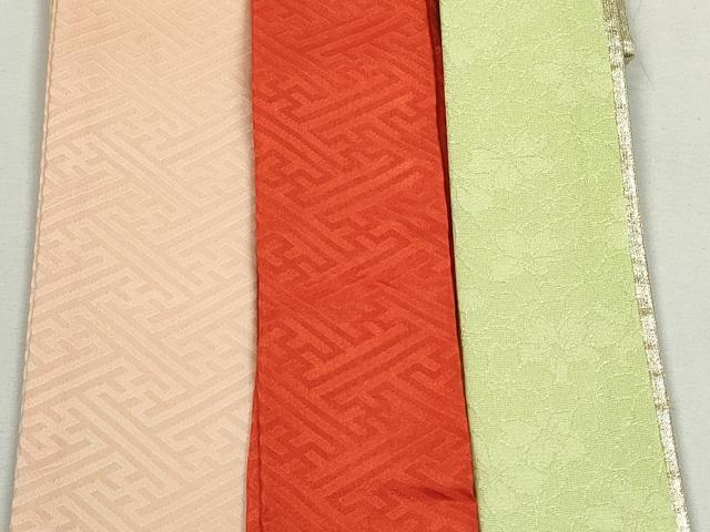 平和屋着物▼和装小物　重ね衿・伊達衿まとめて20点　紗綾形 舞桜 菊　金糸　未使用品あり　逸品　DABI0001xg