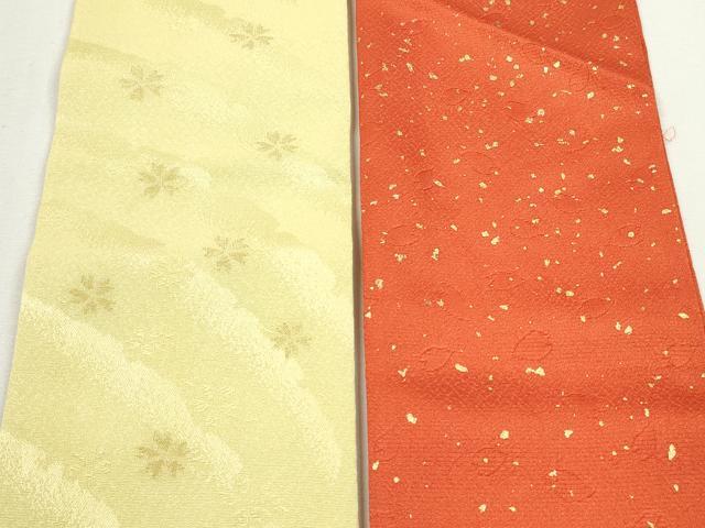 平和屋着物▼和装小物　重ね衿・伊達衿まとめて20点　紗綾形 七宝 舞桜 箔散らし　金糸　金彩　金彩　逸品　DABI0002xg