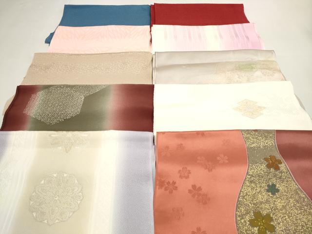 平和屋着物★和装小物　帯揚げ10枚セット　丹後ちりめん　正絹　逸品　DABI0022xg