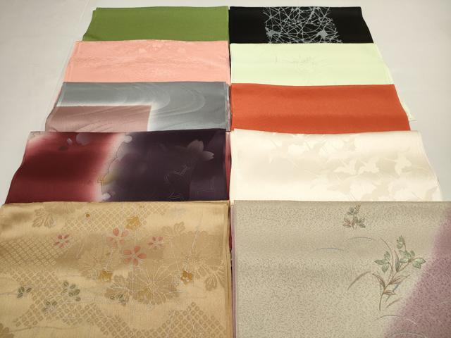 平和屋着物★和装小物　帯揚げ10枚セット　丹後ちりめん　正絹　逸品　DABI0039xg