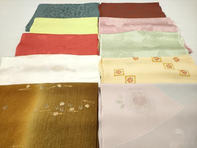 平和屋着物★和装小物　帯揚げ10枚セット　丹後ちりめん　正絹　逸品　DABI0076xg