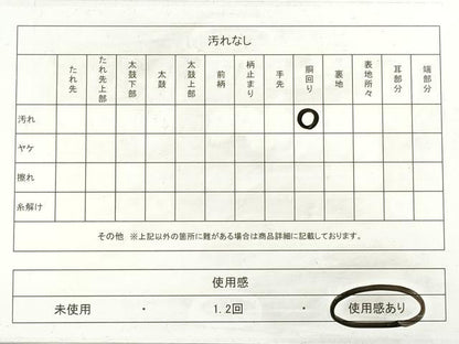平和屋着物◎つけ帯　風景文　鬼しぼ縮緬　紐付き　正絹　逸品　DABI0154xg