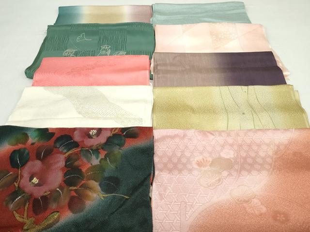 平和屋着物★和装小物　帯揚げ10枚セット　正絹　逸品　未使用　DABI0189xg