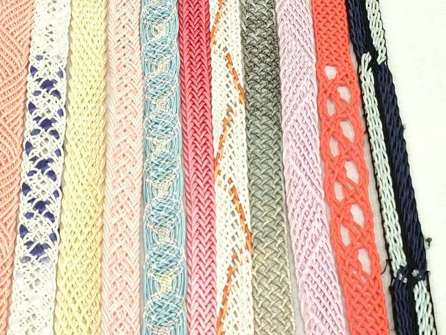 平和屋着物＊夏物　和装小物　帯締め20本セット　レース織　未使用あり　逸品　DABI0199xg