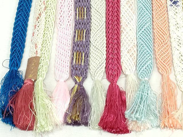 平和屋着物＊夏物　和装小物　帯締め20本セット　レース織　未使用あり　逸品　DABI0199xg