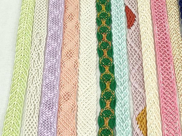 平和屋着物＊夏物　和装小物　帯締め20本セット　金糸　未使用あり　逸品　DABI0201xg