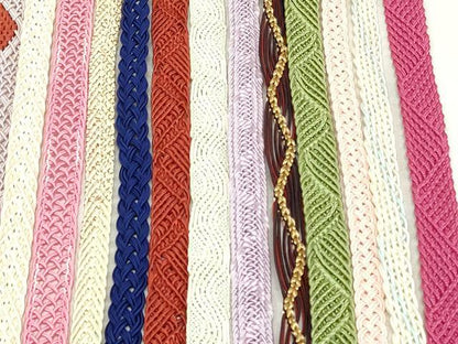 平和屋着物＊夏物　和装小物　帯締め20本セット　金糸　未使用あり　逸品　DABI0201xg