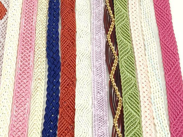 平和屋着物＊夏物　和装小物　帯締め20本セット　金糸　未使用あり　逸品　DABI0201xg